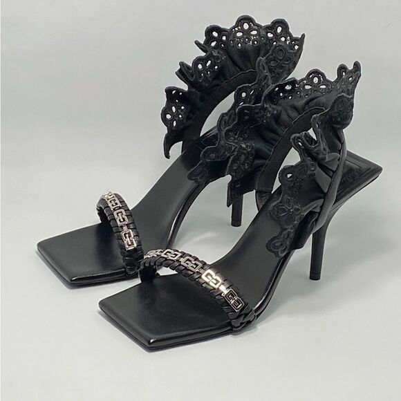 Givenchy 4G Braided Strap Slingback Sandal size 36.5 - Picture 3 of 15